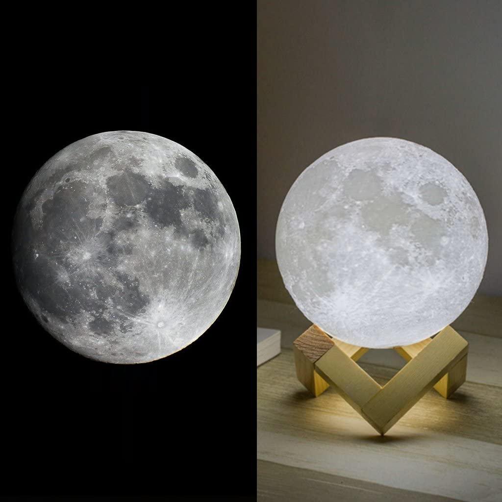 Lunar Lamp With USB Charging and Touch Control Brightness